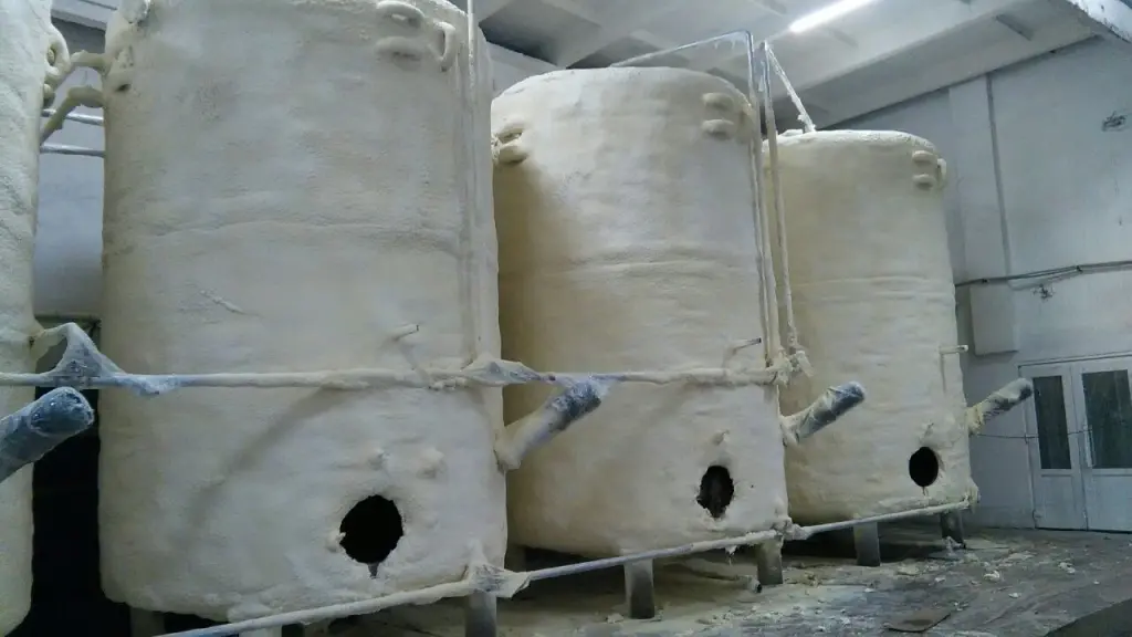 Результат напыления ППУ